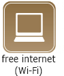 free internet(Wi-Fi)